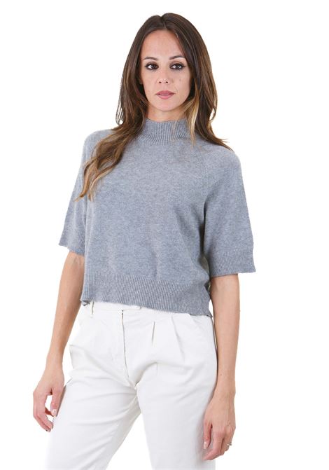 Maglia collo alto crop maniche corte MANILA GRACE | Maglie | M210VUMA603